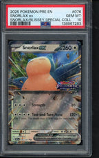 Snorlax Ex - Prismatic Stamped 076/131 PSA 10