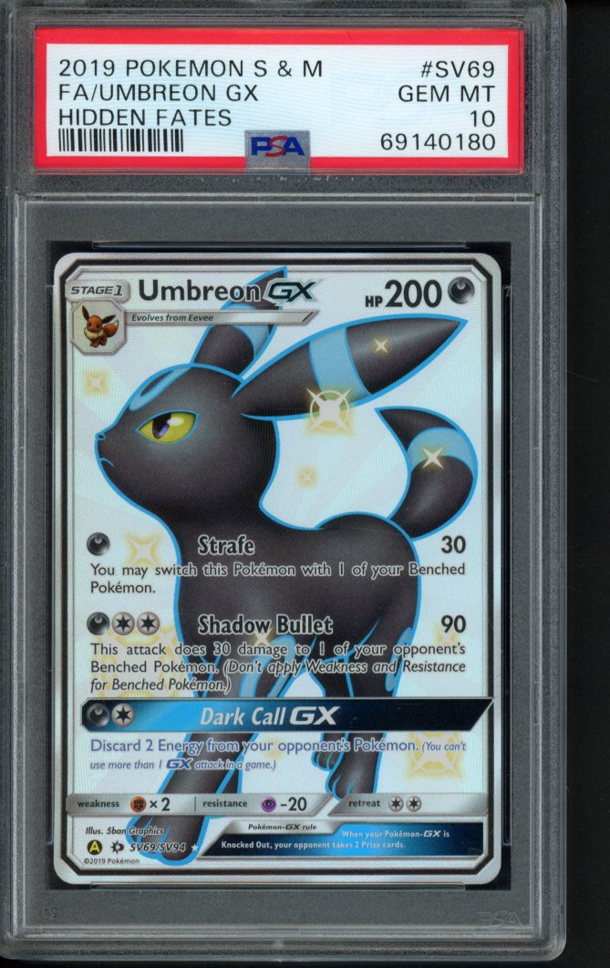 Umbreon Gx SV69/SV94 PSA 10