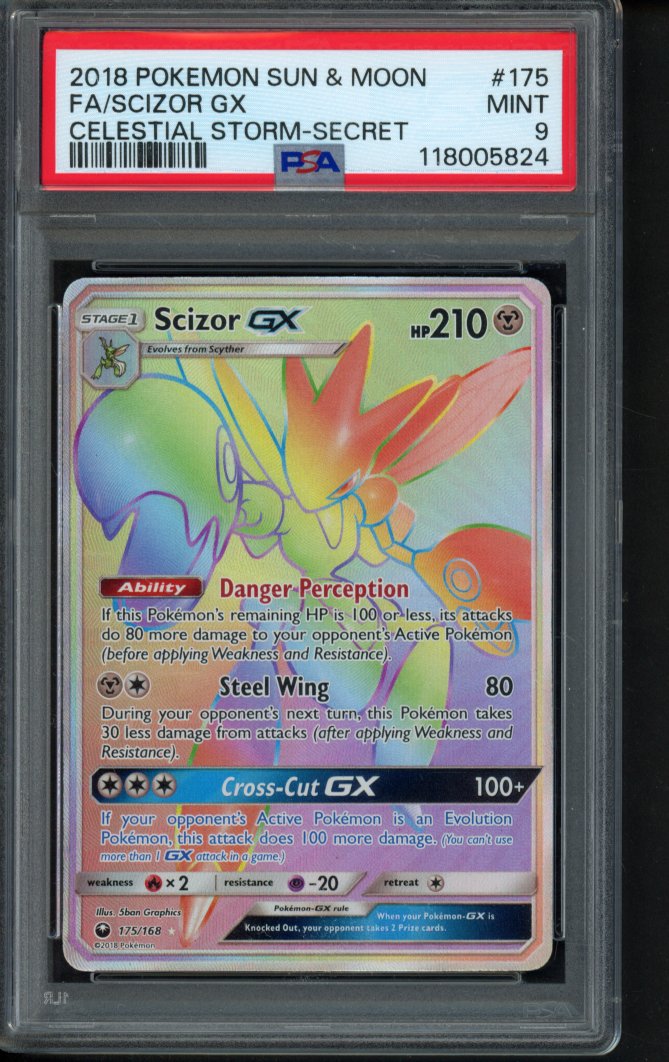 Scizor Gx 175/168 PSA 9