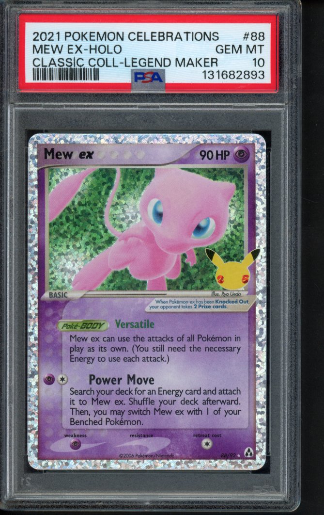 Mew Ex Holo - Classic Collection 88/92 PSA 10