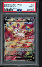 Sylveon V 184/203 PSA 10