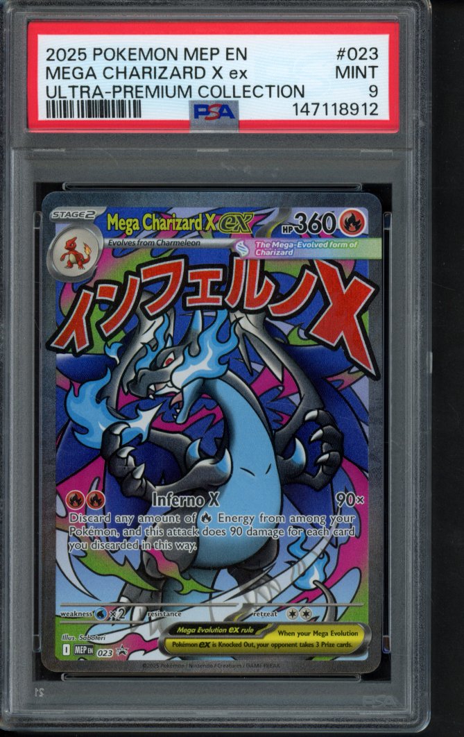 Mega Charizard X Ex 023 PSA 9 - RookieLegends