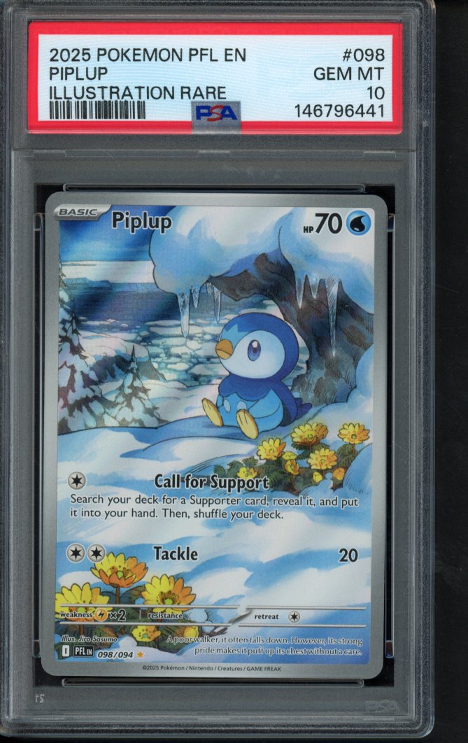 Piplup 098/094 PSA 10 - RookieLegends