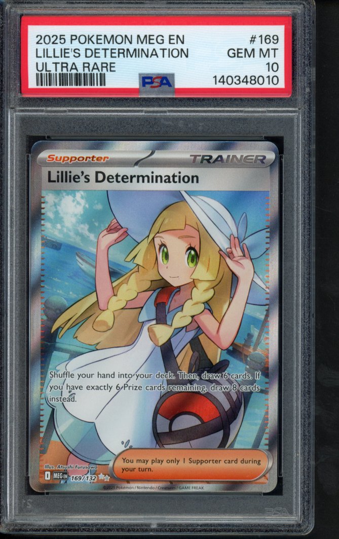 Lillie's Determination 169/132 PSA 10 - RookieLegends