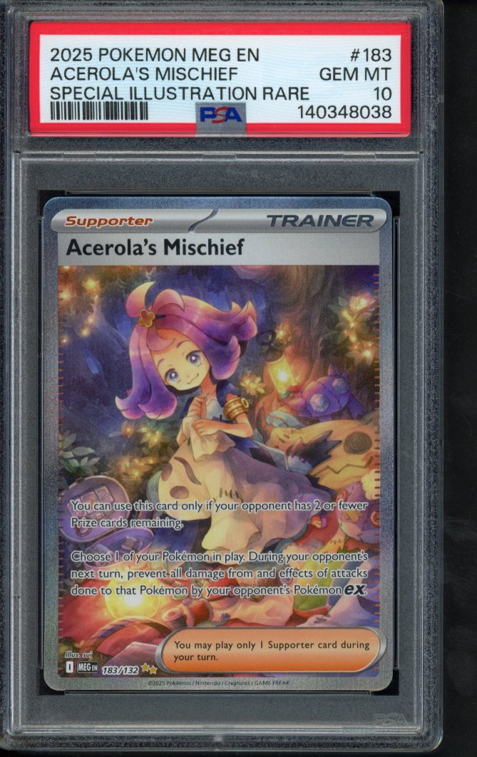 Acerola's Mischief 183/132 PSA 10 - RookieLegends