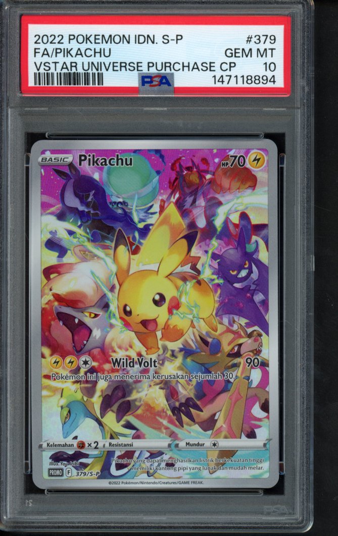 Pikachu (IND) 379/S-P PSA 10 - RookieLegends