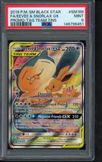 Eevee & Snorlax Gx SM169 PSA 9 - RookieLegends