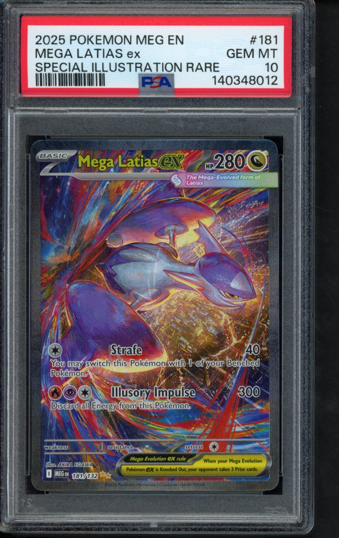 Mega Latias Ex 181/132 PSA 10 - RookieLegends