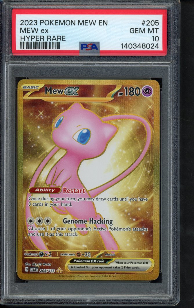 Mew Ex 205/165 PSA 10 - RookieLegends