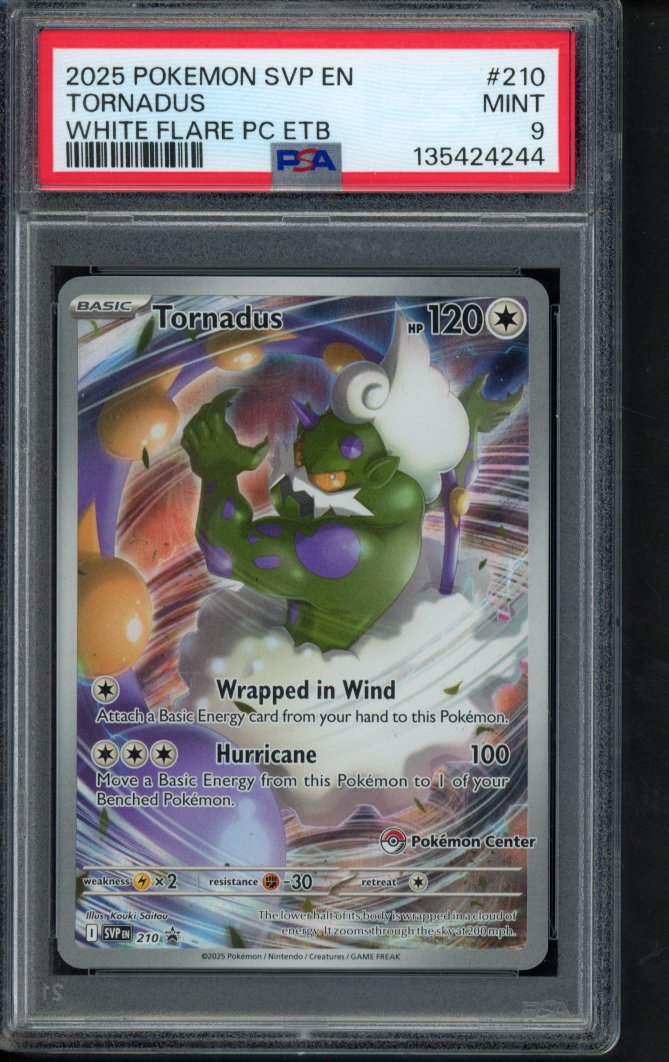Tornadus 210 - Pokémon Center Stamped PSA 9 RookieLegends