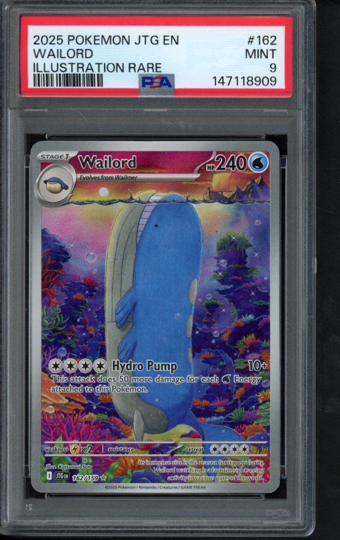 Wailord 162/159 PSA 9 RookieLegends