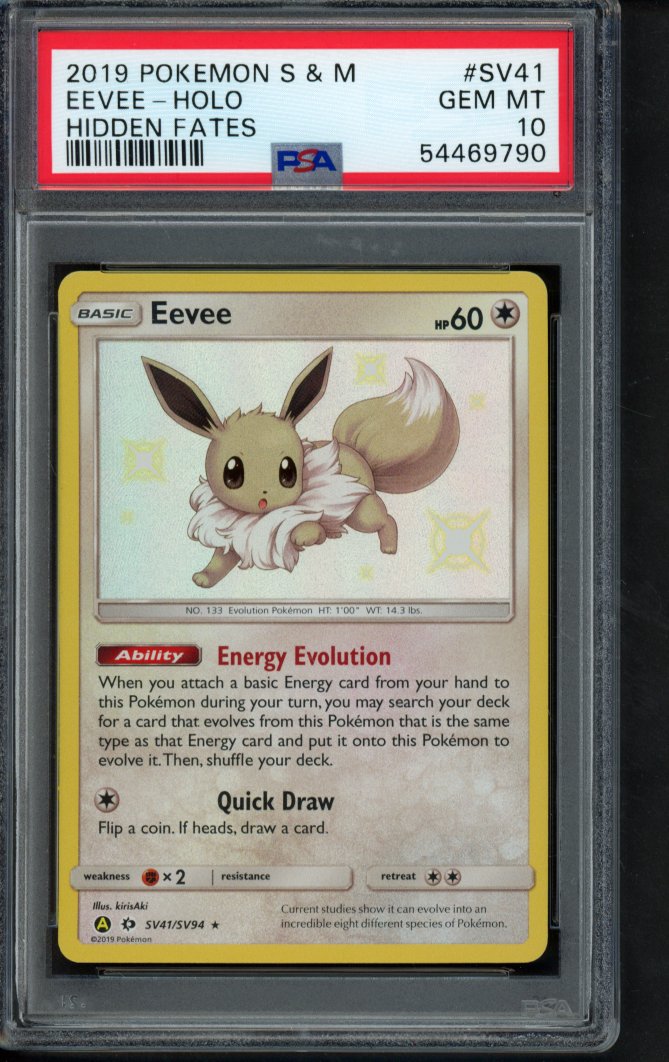 Eevee - Holo SV41/SV94 PSA 10 RookieLegends