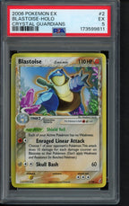 Blastoise Holo - Crystal Guardians 2/100 PSA 5 RookieLegends