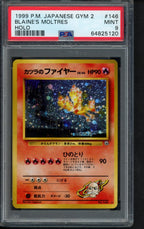 1999 P.M. Japanese Gym 2 - Blaine's Moltres Holo No.146 PSA 9 RookieLegends