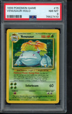 1999 Pokemon Game - Venusaur Holo 15/102 PSA 8