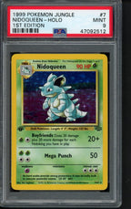 1999 Pokemon Jungle - Nidoqueen Holo - 1 St Edition 7/64 PSA 9