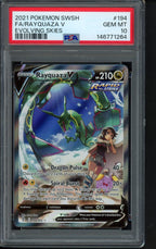 Rayquaza V 194/203 PSA 10