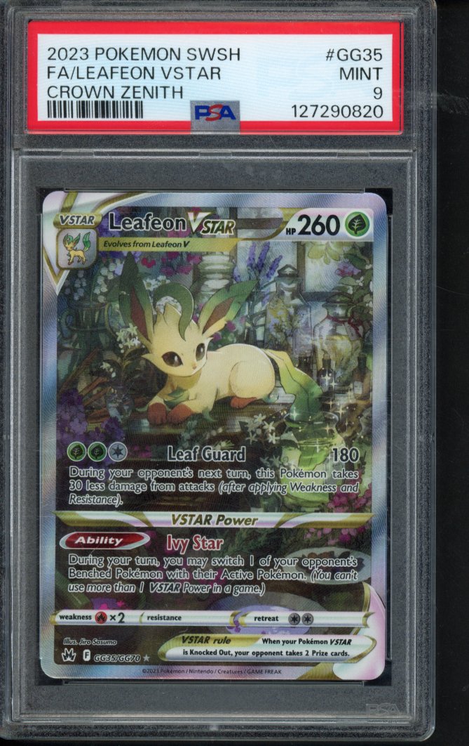 Leafeon Vstar GG35/GG70 PSA 9
