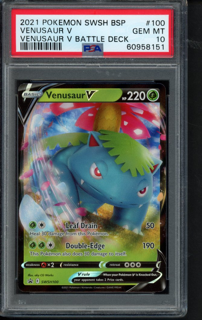 Venusaur V SWSH100 PSA 10