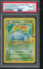 Venusaur Holo - Classic Collection Base Set 15/102 PSA 10