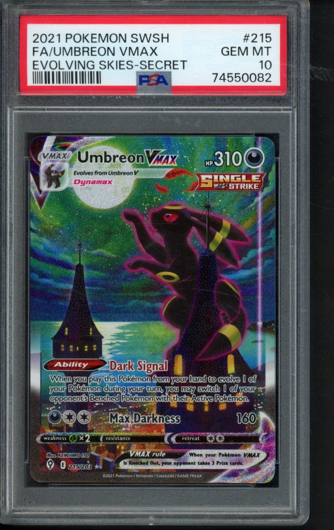 Umbreon Vmax 215/203 PSA 10
