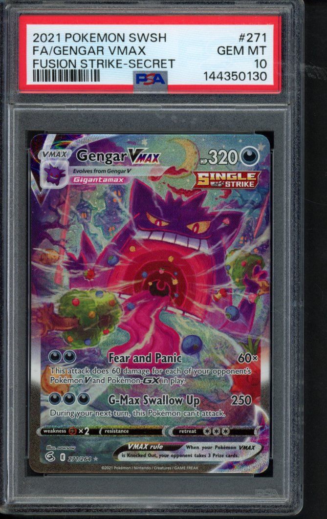 Gengar Vmax 271/264 PSA 10