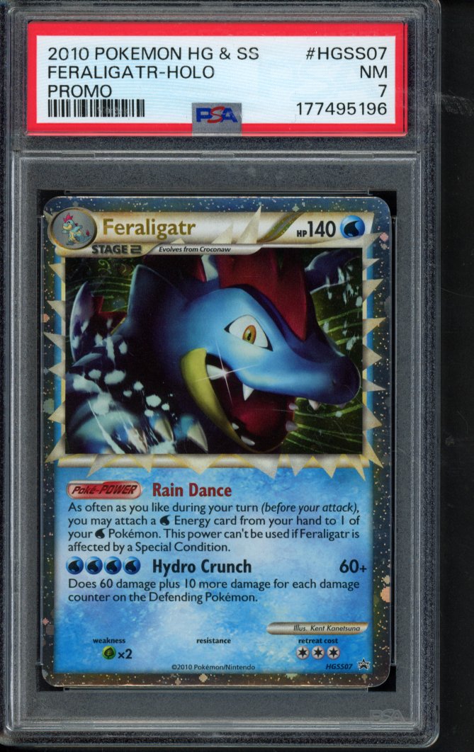 Feraligatr Holo HGSS07 PSA 7