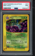 2003 Pokemon Aquapolis - Muk Holo H17/H32 PSA 9