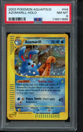 2003 Pokemon Aquapolis - Azumarill Holo H4/H32 PSA 8