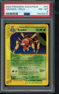 2003 Pokemon Aquapolis - Ariados Holo H3/H32 PSA 8