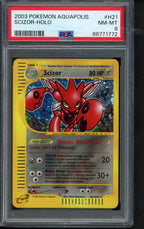 2003 Pokemon Aquapolis - Scizor Holo H21/H32 PSA 8