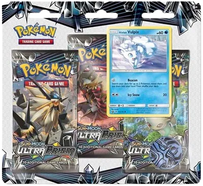 Ultra Prism 3 Pack Blister [Alolan Vulpix] RookieLegends