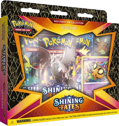 Shining Fates Mad Party Pin Collection [Dedenne] - RookieLegends