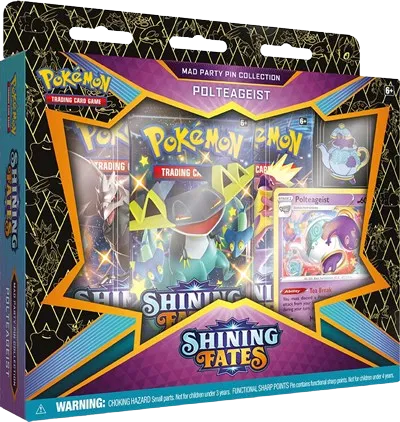 Shining Fates Mad Party Pin Collection [Polteageist] - RookieLegends