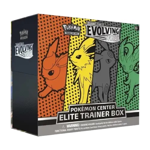 Evolving Skies Pokemon Center Elite Trainer Box [Jolteon/Flareon/Umbreon/Leafeon] (Exclusive) - RookieLegends