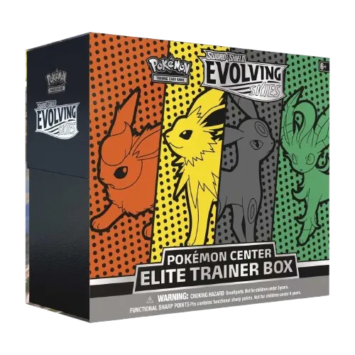 Evolving Skies Pokemon Center Elite Trainer Box [Jolteon/Flareon/Umbreon/Leafeon] (Exclusive) [Damaged SD1] RookieLegends