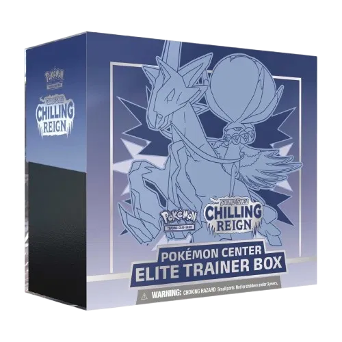 Chilling Reign Pokemon Center Elite Trainer Box [Ice Rider Calyrex] (Exclusive) [Damaged No. 28] RookieLegends