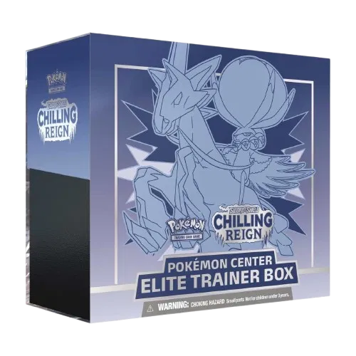 Chilling Reign Pokemon Center Elite Trainer Box [Ice Rider Calyrex] (Exclusive) [Damaged No. 74] RookieLegends