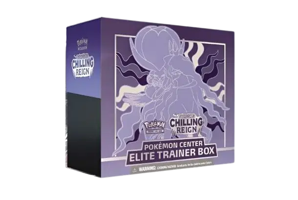 Chilling Reign Pokemon Center Elite Trainer Box [Shadow Rider Calyrex] (Exclusive) [Damaged CD1]