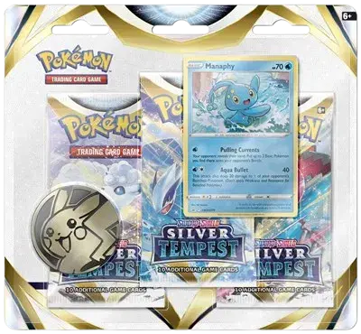 Silver Tempest 3 Pack Blister [Manaphy] - RookieLegends