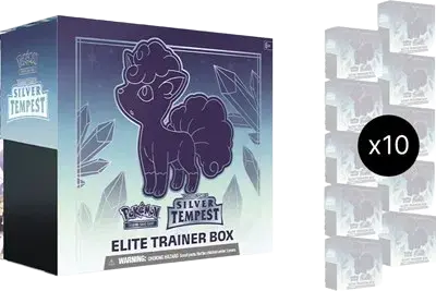 Silver Tempest Elite Trainer Box Case RookieLegends