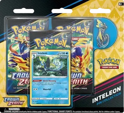 Crown Zenith Pin Collection [Inteleon] - RookieLegends