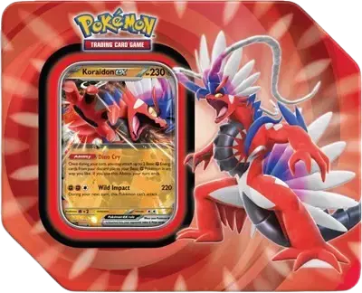 Paldea Legends Tin [Koraidon ex] (International Version) - RookieLegends