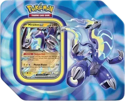 Paldea Legends Tin [Miraidon ex] (International Version) - RookieLegends