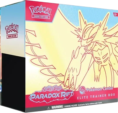 Paradox Rift Pokemon Center Elite Trainer Box (Exclusive) [Roaring Moon] [Damaged CD1]