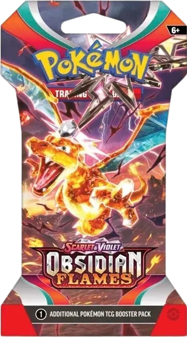 Obsidian Flames Sleeved Booster Pack - RookieLegends