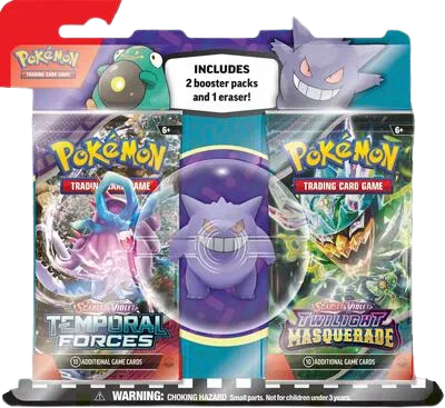Pokemon TCG: Back to School Eraser Blister 2024 [Gengar] RookieLegends