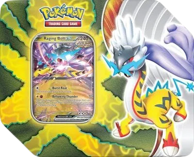 Paradox Destinies Tin [Raging Bolt ex] [Damaged SD1] RookieLegends