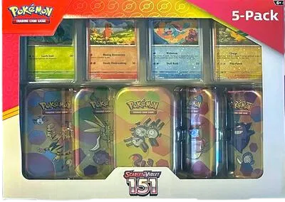 Costco Pokemon Scarlet & Violet 151 Mini Tin 5-pack (Magneton) [Damaged No. 106] RookieLegends