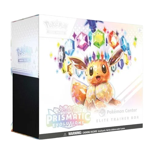 Prismatic Evolutions Pokemon Center Elite Trainer Box (Exclusive) [Damaged CD3] RookieLegends